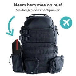 Damster Reisbestek - Verbeterde Versie - Meeneem Bestek Rvs - Reis Bestekset To Go - Incl. Herbruikbare Rietjes - Eenpersoons - Achtdelig - Zwart -Aanbiedingen Keukengerei Winkel 1200x1200 65