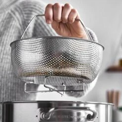 Springlane Roestvrijstalen Snelkookpan - Inductie - Pressure Cooker - 6,0 L Met Stoommand -Aanbiedingen Keukengerei Winkel 1200x1200 687