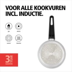 BRABANTIA INDU+ Steelpan Met Deksel - Keramische Antiaanbaklaag - Ø 16 Cm - Inductie - Pfas Vrij -Aanbiedingen Keukengerei Winkel 1200x1200 786