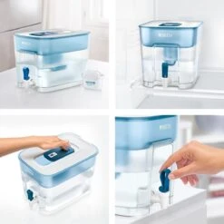 BRITA - Waterfilterkan Flow Cool - Blauw - 8,2L -Aanbiedingen Keukengerei Winkel 1200x1200 844