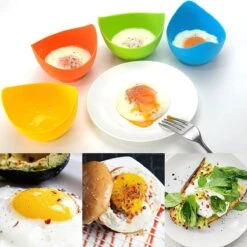 IGOODS 4 Pack Egg Poacher Cups - Perfect Gepocheerde Eieren - Egg Maker Niet-gepocheerde Eieren Cups BPA Gratis Siliconen Ei Poacher Cups Magnetron Ei Poacher- Ei Poacher Pan- Boiler Steamer- Magnetron Eieren -Aanbiedingen Keukengerei Winkel 1200x1200 967