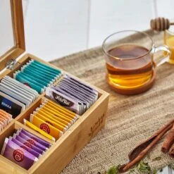 Bambuswald© Houten Theedoos Met 6 Vakken Gemaakt Van 100% Duurzame Bamboe 16 Bambuswald© Houten Theedoos Met 6 Vakken Gemaakt Van 100% Duurzame Bamboe -Aanbiedingen Keukengerei Winkel 1200x1200 971