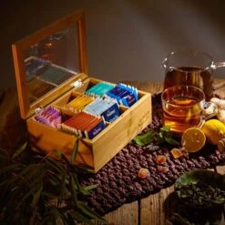 Bambuswald© Houten Theedoos Met 6 Vakken Gemaakt Van 100% Duurzame Bamboe 24 Bambuswald© Houten Theedoos Met 6 Vakken Gemaakt Van 100% Duurzame Bamboe -Aanbiedingen Keukengerei Winkel 1200x1200 978