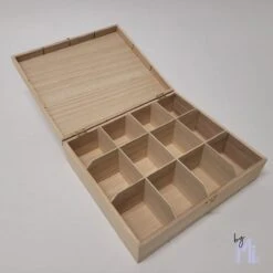 Bymi | Theedoos 12 Vaks | Opdruk But First Tea | Housewarming | Uitzet | Cadeau Voor Haar -Aanbiedingen Keukengerei Winkel 1200x1200 986