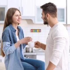 Relaxdays Theedoos 5 Vaks - Theekist - Theezakjeshouder - Bamboe - Voor Ca. 10 Theezakjes -Aanbiedingen Keukengerei Winkel 1200x1200 988