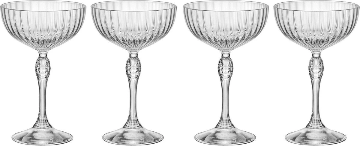 Bormioli Rocco Cocktailglazen America 20's 220 Ml - 4 Stuks 8 Bormioli Rocco Cocktailglazen America 20's 220 Ml - 4 Stuks - Afbeelding 8