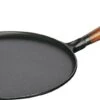 Staub Flensjespan - Houten Steel - 28 Cm - Zwart