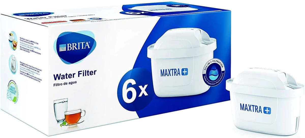 BRITA Maxtra+ Waterfilter, Filterpatronen, Compatibel Met Brita Karaffen, Die Kalk En Chloor Verminderen. 1 BRITA Maxtra+ Waterfilter, Filterpatronen, Compatibel Met Brita Karaffen, Die Kalk En Chloor Verminderen.