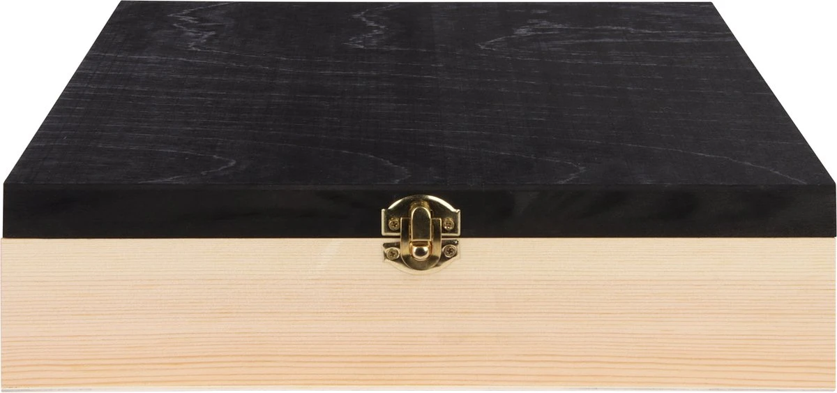 Theedoos 12 Vaks - Theedoos - Zwarte Theedoos 2 Theedoos 12 Vaks - Theedoos - Zwarte Theedoos - Afbeelding 2