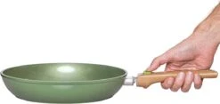 Just Vegan Koekenpan ECO Met Afneembaar Handvat 20 Cm Aluminium Groen -Aanbiedingen Keukengerei Winkel 1200x570