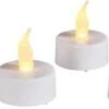 Merkloos LED Theelicht Op Batterij - 4 Stuks