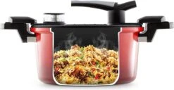 Rosmarino - Snelkookpan Met Glazen Deksel - Zwart - Ø24cm - 5 Liter - 100% PFAS & PFOA Vrij - Aluminium - Pressure Cooker - Non-stick Minerale Coating - Ergonomische Handgrepen - Geschikt Voor Alle Warmtebronnen -Aanbiedingen Keukengerei Winkel 1200x622 1