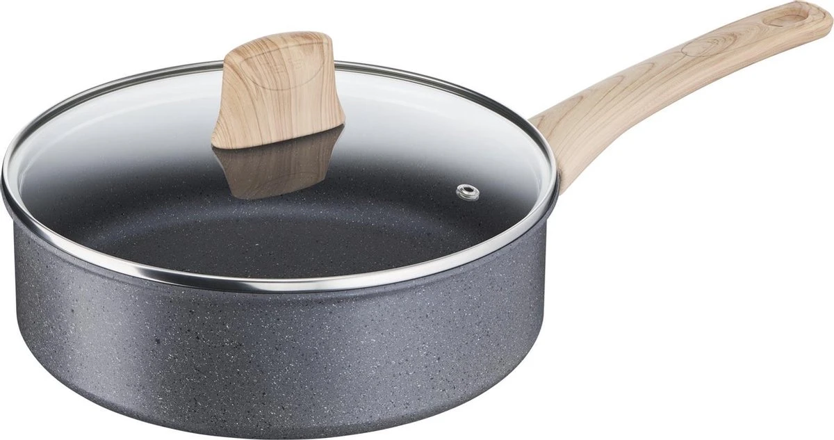 Tefal Natural Force Hapjespan - Ø 24 Cm + Deksel 1 Tefal Natural Force Hapjespan - Ø 24 Cm + Deksel