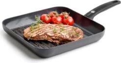 GreenPan Cambridge Grillpan 28cm - Zwart - Inductie - PFAS-vrij -Aanbiedingen Keukengerei Winkel 1200x634 1