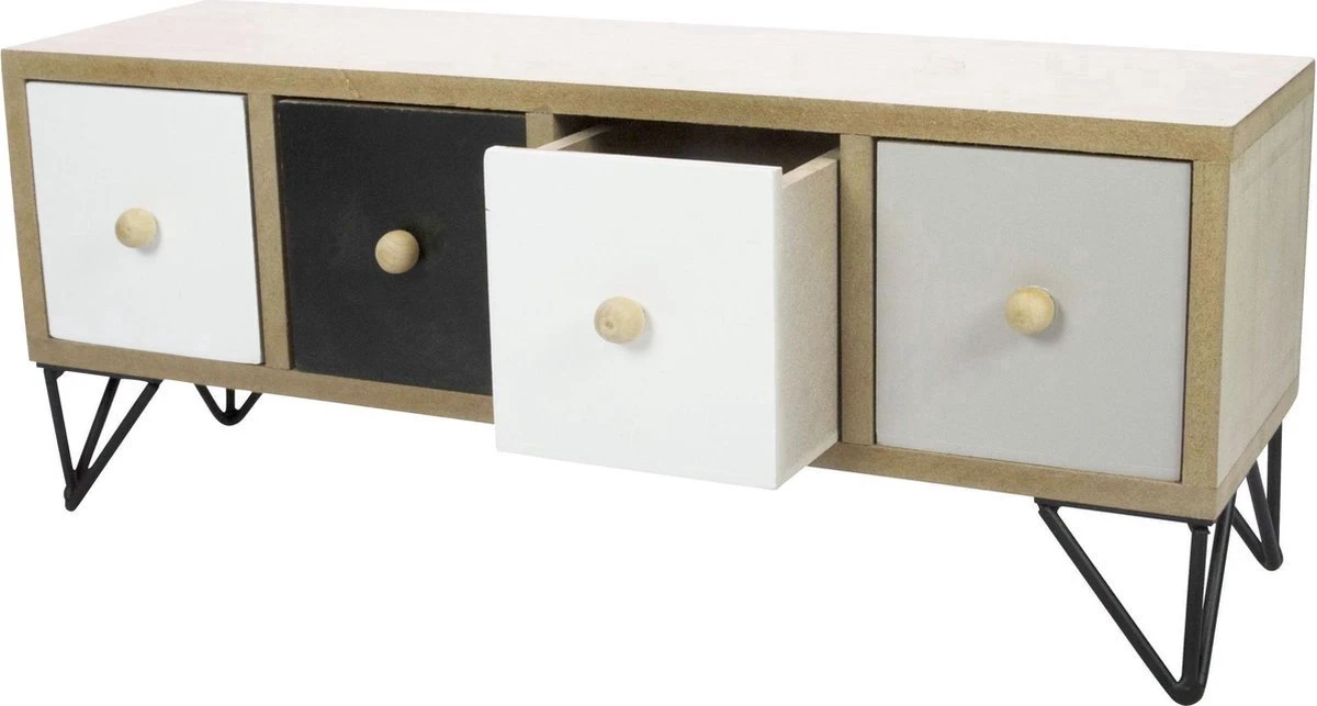 Gusta Luxe Houten Theedoos - Theekist - Thee Opbergdoos - Aanrecht Organiser - Keuken Organizer - Cadeau Voor Vrouw - Kerst Cadeau 2 Gusta Luxe Houten Theedoos - Theekist - Thee Opbergdoos - Aanrecht Organiser - Keuken Organizer - Cadeau Voor Vrouw - Kerst Cadeau - Afbeelding 2