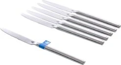 Aanbiedingen Keukengerei Winkel 21 BK Waal Dessertmessen - 6 Stuks - 18/10 Edelstaal