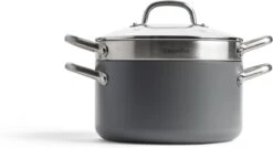 GreenPan Mayflower Pro Pannenset - 10-delig - Grijs - Inductie - PFAS-vrij -Aanbiedingen Keukengerei Winkel 1200x652 1