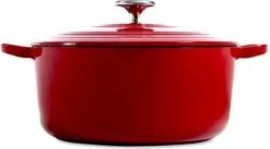 BK Bourgogne Braadpan Ø 24 Cm - Rood - Gietijzer - Inductie -Aanbiedingen Keukengerei Winkel 1200x666 3