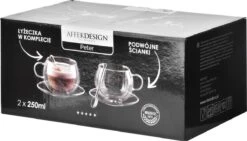 Affekdesign - Dubbelwandige Glazen Met Schotel & Lepel - 250 Ml - Set Van 2 - Koffieglazen - Theeglas - Cappuccino Glazen - Latte Macchiato Glazen - Glas 5 Affekdesign - Dubbelwandige Glazen Met Schotel & Lepel - 250 Ml - Set Van 2 - Koffieglazen - Theeglas - Cappuccino Glazen - Latte Macchiato Glazen - Glas -Aanbiedingen Keukengerei Winkel 1200x683 5