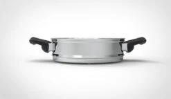 Royal Swiss Snelkookpan / Couscous Pan - 2 In 1 - 10 Liter - Ø 26 Cm - RVS - Inductie - Automatische Sluiting -Aanbiedingen Keukengerei Winkel 1200x693 2