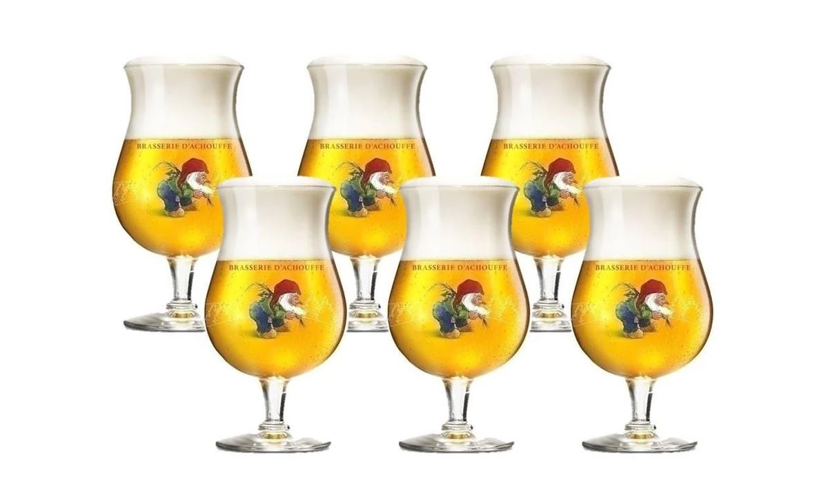 La Chouffe Bierglas - 6 Stuks 3 La Chouffe Bierglas - 6 Stuks - Afbeelding 3