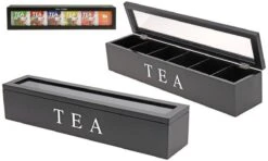 Merkloos Theedoos Theekist Zwart Met 6 Vakken 5 Merkloos Theedoos Theekist Zwart Met 6 Vakken -Aanbiedingen Keukengerei Winkel 1200x721 1
