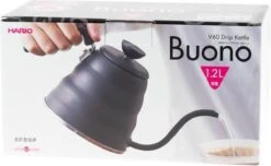 Hario V60 Buono Waterketel 1,2 Liter - Zwart -Aanbiedingen Keukengerei Winkel 1200x737
