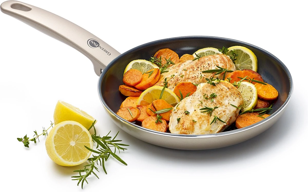 GreenPan Cambridge Koekenpan 20cm - Brons - Inductie - PFAS-vrij 16 GreenPan Cambridge Koekenpan 20cm - Brons - Inductie - PFAS-vrij - Afbeelding 16