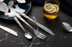 Swiss Pro+ Bestekset In Koffer-72 Delig-12 Persoons-Zwitsers Kwaliteit-Complete Set-100% Roestvrijstaal-Modern Gold -Aanbiedingen Keukengerei Winkel 1200x799 18