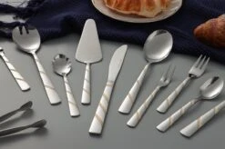 Swiss Pro+ Bestekset In Koffer-72 Delig-12 Persoons-Zwitsers Kwaliteit-Complete Set-100% Roestvrijstaal-Modern Gold -Aanbiedingen Keukengerei Winkel 1200x799 21