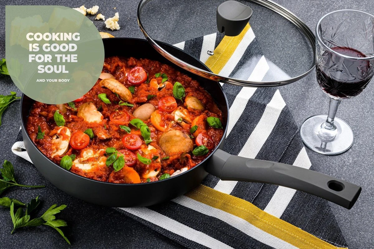 ISENVI Avon Chef Culinair Set - Pannenset 9 Delig - Ergo Grepen 2 ISENVI Avon Chef Culinair Set - Pannenset 9 Delig - Ergo Grepen - Afbeelding 2