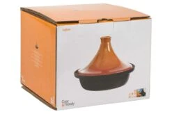 Cosy & Trendy Tajine Zwart / Oranje - Gietijzeren Schaal - Ø25cm - Geschikt Voor Inductie -Aanbiedingen Keukengerei Winkel 1200x799 71