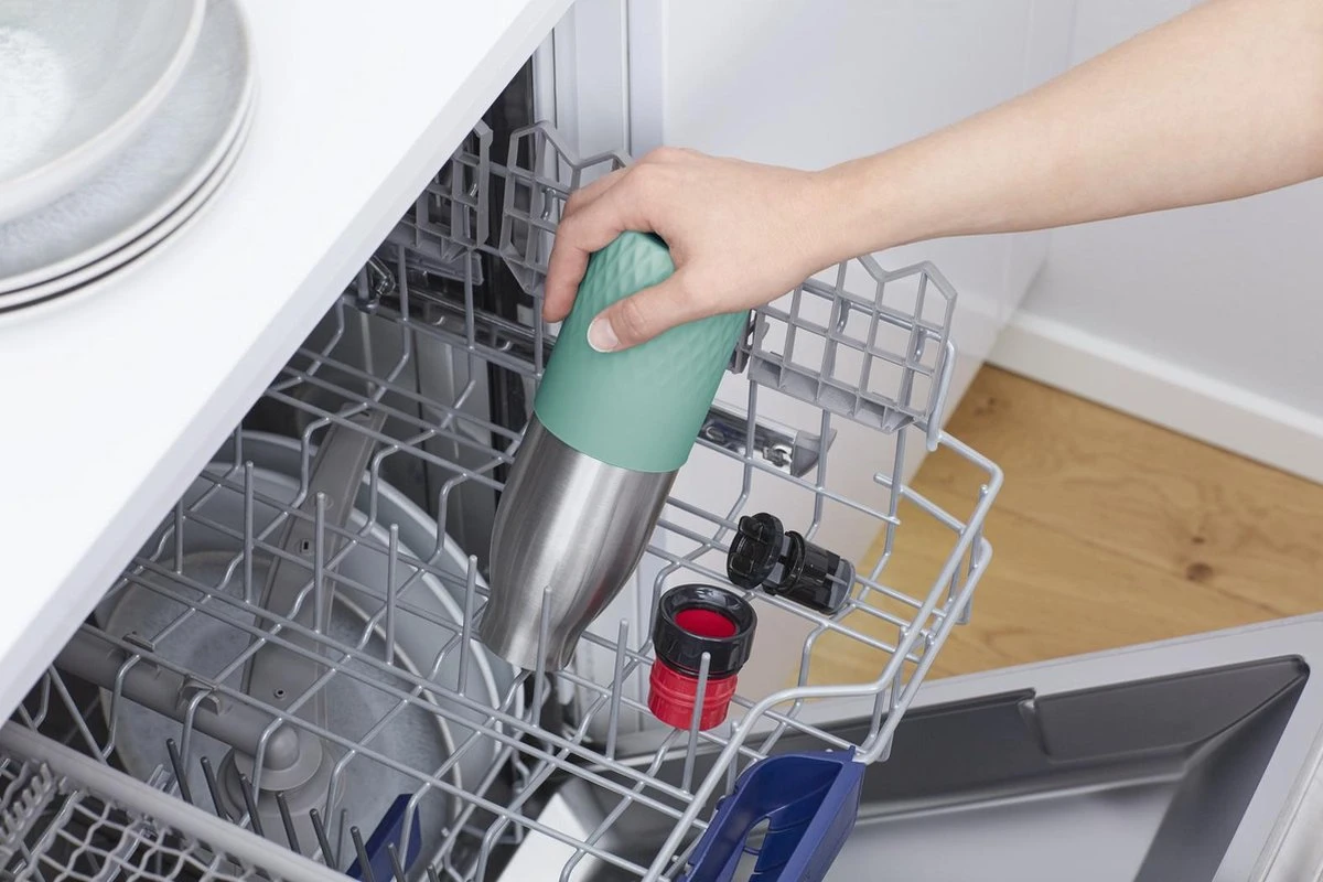 Tefal Bludrop Sleeve Thermosfles - RVS Groen 5 Tefal Bludrop Sleeve Thermosfles - RVS Groen - Afbeelding 5