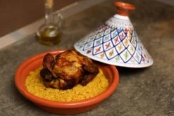 CRAFLAIR ~ Tajine ~ Ø 30 Cm ~ Geschikt Voor Inductie - Adapter ~ Handgemaakt ~ Geglazuurd Keramiek -Aanbiedingen Keukengerei Winkel 1200x800 77