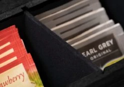 CasaLupo Theedoos Zwart 6-vaks - Met Fluweel - 24 X 16 Cm -Aanbiedingen Keukengerei Winkel 1200x840 1