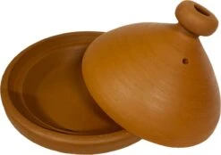 Marokkaanse Authentieke Handgemaakte Aardewerk Tajine Naturel 33 Cm - Ongeglazuurd En Loodvrij -Aanbiedingen Keukengerei Winkel 1200x845 2