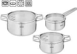 Tefal Nordica Pannenset 3 Delig - Steelpan Ø 16 Cm & Kookpan Ø 20 + Ø 24 Cm -Aanbiedingen Keukengerei Winkel 1200x853 1