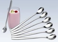 Merkloos Generik Latte Macchiato Lepeltjes - 12 Stuks - RVS -Aanbiedingen Keukengerei Winkel 1200x868