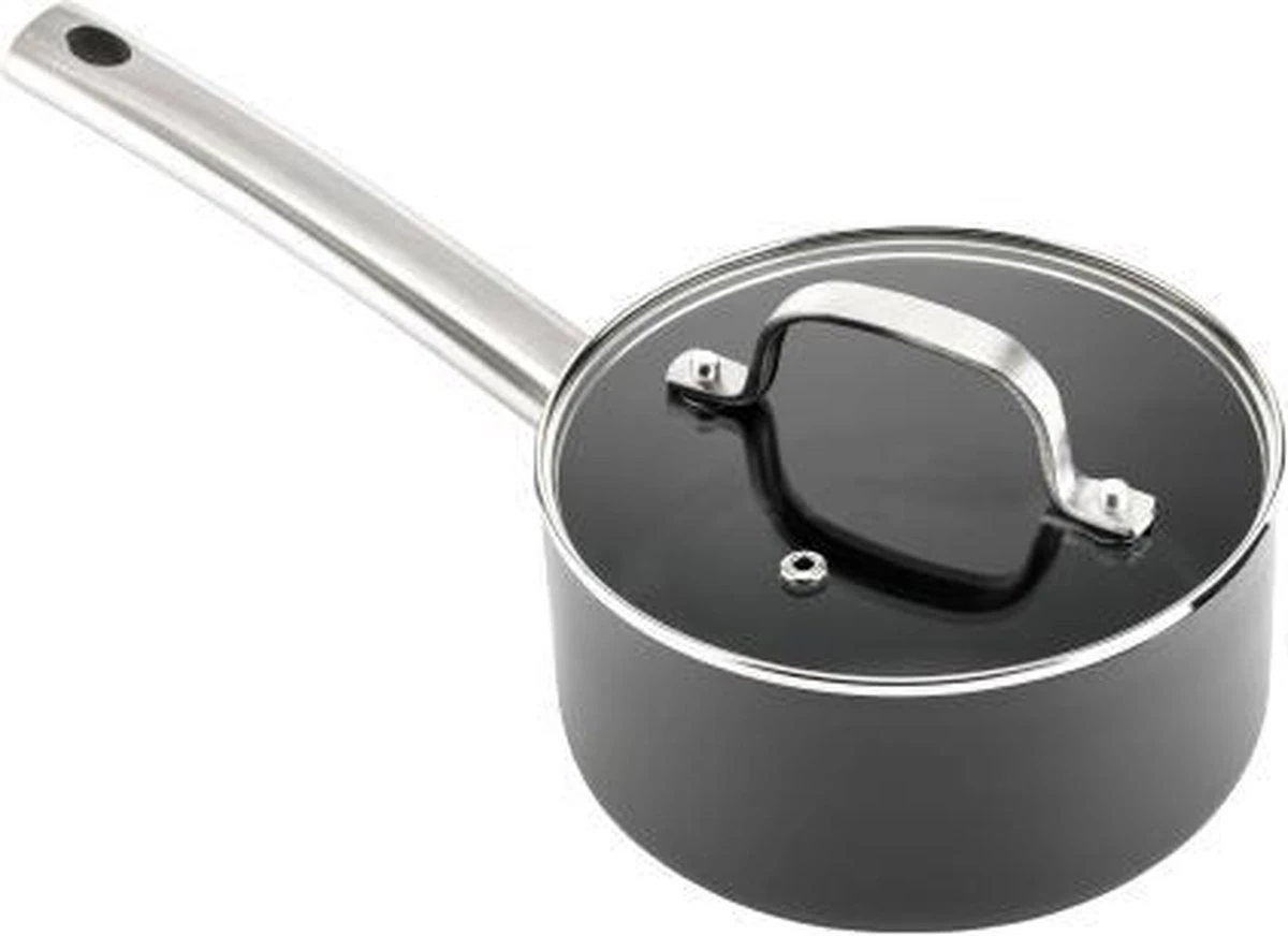 ISENVI Murray Keramische Sauspan 16 CM - RVS Greep 1 ISENVI Murray Keramische Sauspan 16 CM - RVS Greep