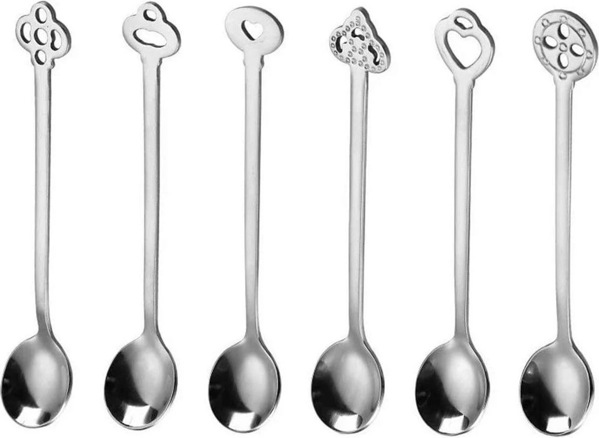 ESSENTIALS73 Luxe Theelepel - Koffielepel Set Van 6 RVS - Theelepeltje - Lepeltjes - Lepels - Koffielepeltje -Koffielepels - Theelepels - Lepel - Koffie - Thee - Lepeltje 7 ESSENTIALS73 Luxe Theelepel - Koffielepel Set Van 6 RVS - Theelepeltje - Lepeltjes - Lepels - Koffielepeltje -Koffielepels - Theelepels - Lepel - Koffie - Thee - Lepeltje - Afbeelding 7
