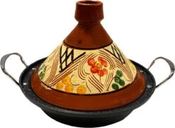 Tajine Aardewerk En Gegoten Aluminium Inductie| Handvaten| Geschikt Voor 4-8 Personen - Alle Warmtebronnen| Ø 30cm -Aanbiedingen Keukengerei Winkel 1200x879