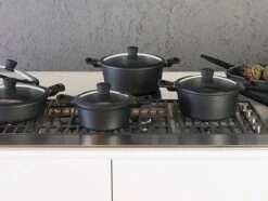 Sola Braadpan Fair Cooking - Ø 28 Cm - Zwart/wit - Aluminium - Antiaanbaklaag -Aanbiedingen Keukengerei Winkel 1200x905 2