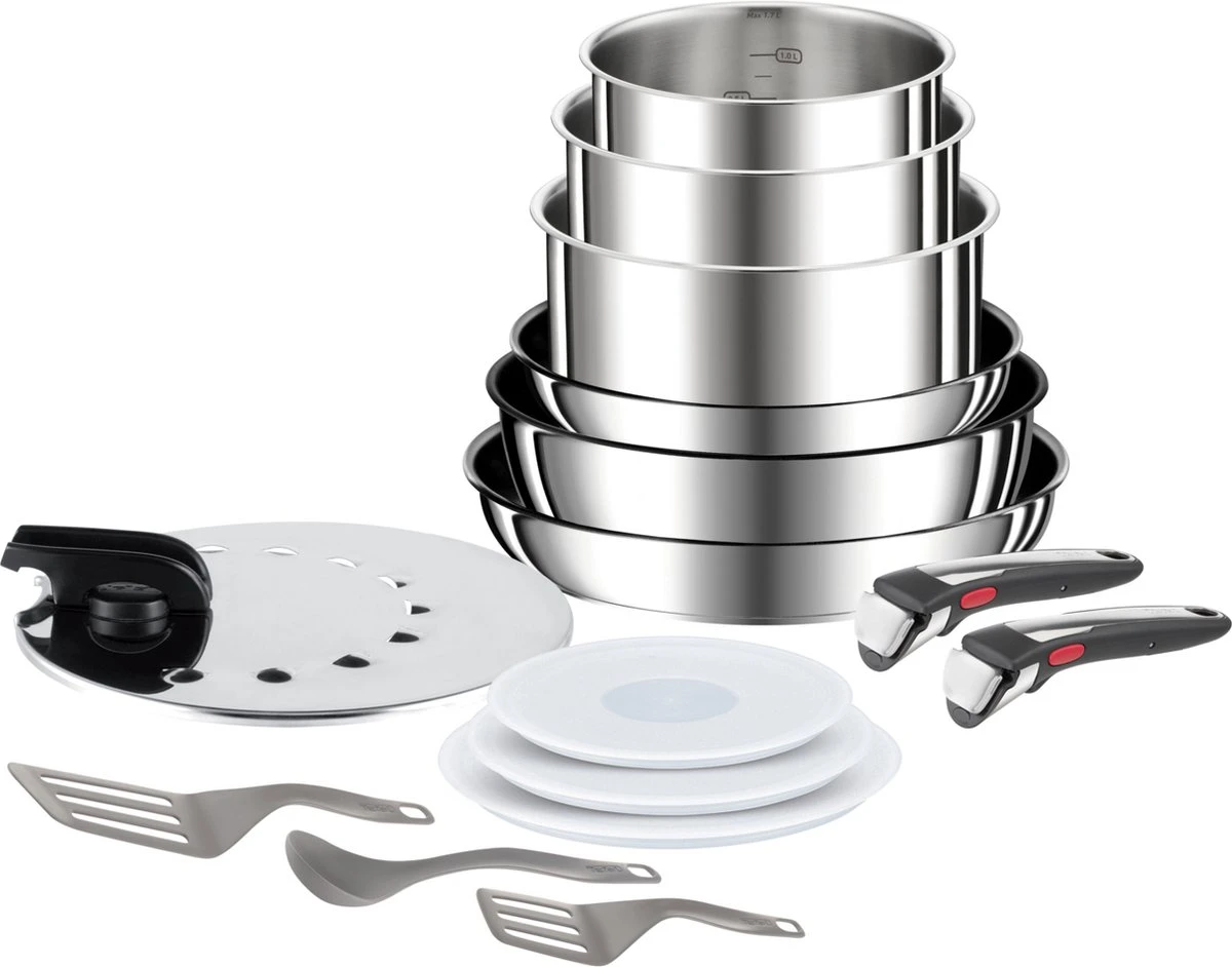 Tefal Ingenio Preference - Pannenset - 15-delig 1 Tefal Ingenio Preference - Pannenset - 15-delig