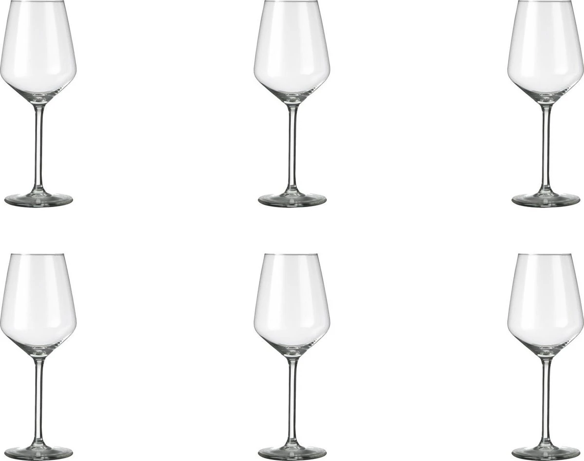 Royal Leerdam Carré Wijnglazen - 380 Ml - 6 Stuks 2 Royal Leerdam Carré Wijnglazen - 380 Ml - 6 Stuks - Afbeelding 2
