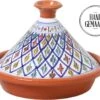CRAFLAIR ~ Tajine ~ Ø 30 Cm ~ Geschikt Voor Inductie - Adapter ~ Handgemaakt ~ Geglazuurd Keramiek