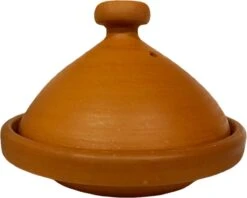 Marokkaanse Authentieke Handgemaakte Aardewerk Tajine Naturel 33 Cm - Ongeglazuurd En Loodvrij -Aanbiedingen Keukengerei Winkel 1200x962