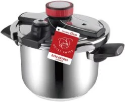 Royal Swiss Snelkookpan / Couscous Pan - 2 In 1 - 10 Liter - Ø 26 Cm - RVS - Inductie - Automatische Sluiting -Aanbiedingen Keukengerei Winkel 1200x976 4