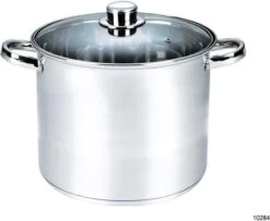 Michelino RVS Soeppan - 10 Liter - Vaatwasserbestendigd - Zilver -Aanbiedingen Keukengerei Winkel 1200x984 2