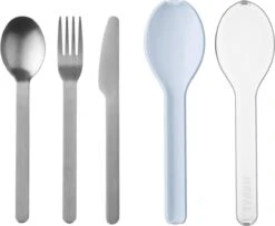 Mepal – Bestekset 3-delig Ellipse – Bestaat Uit Een Mes, Vork En Lepel – Nordic Blue – RVS Bestekset -Aanbiedingen Keukengerei Winkel 1200x987