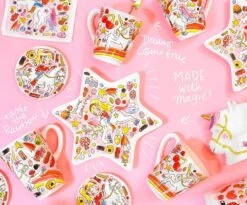 Blond Amsterdam Unicorn Theelepeltjes - 4 Stuks -Aanbiedingen Keukengerei Winkel 1200x994